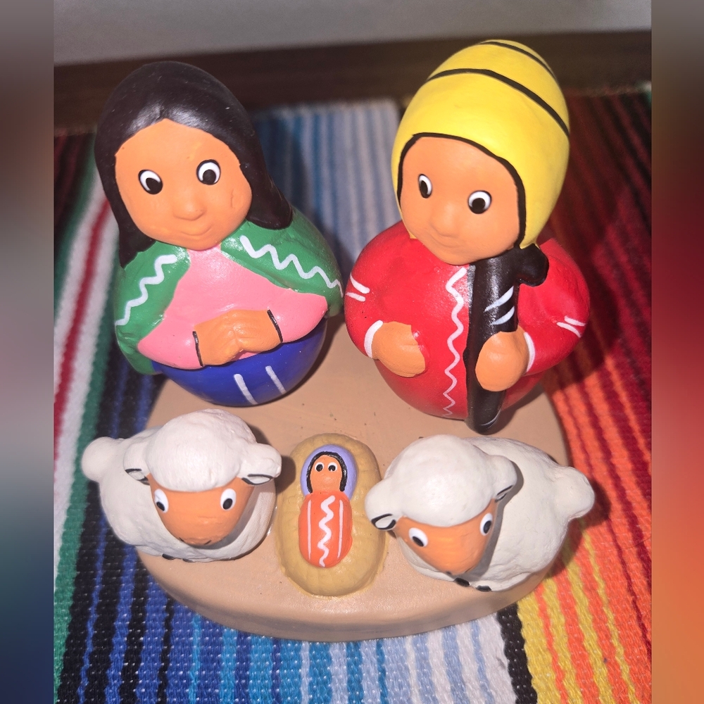 Handmade In Peru Nativity Set - Picture 2 of 7